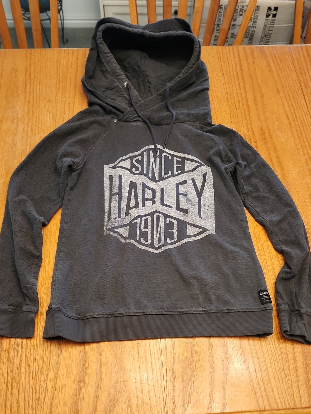 Harley-Davidson Hoodie with Front Logo - Picture 4 of 16